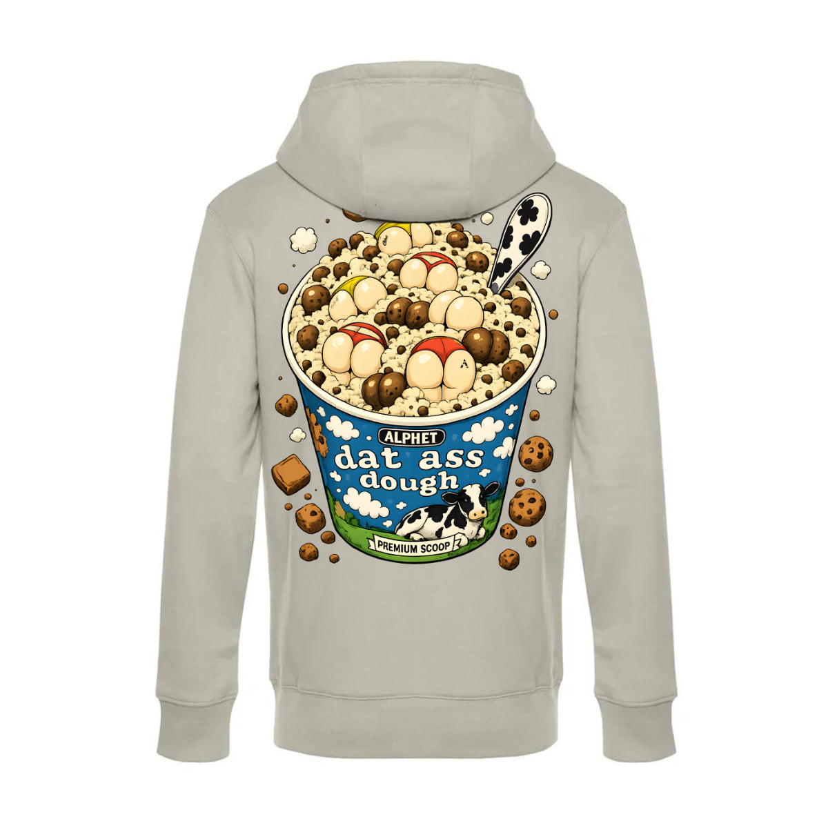 Fresh Grey Fog Hoodie